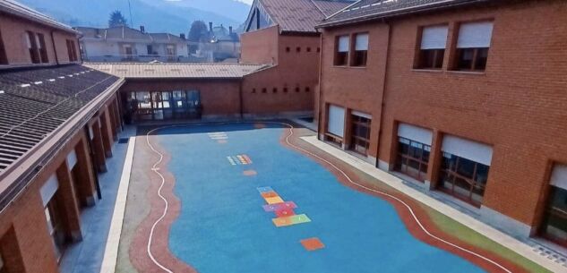 La Guida - Boves, nuova pavimentazione alle scuole elementari di via Alba