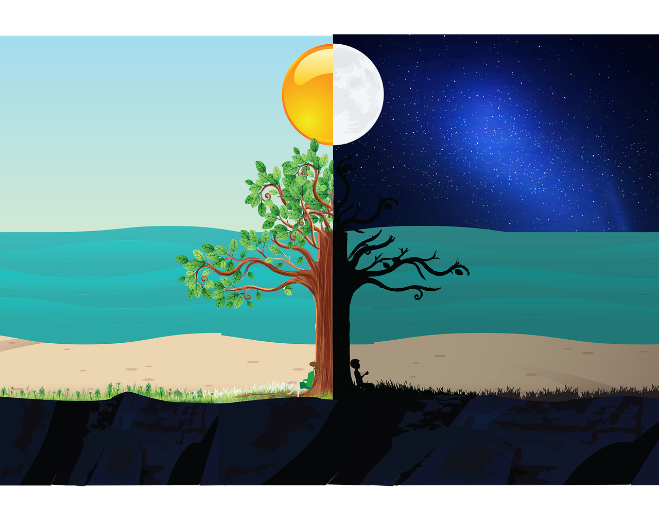 Giorno/Notte (foto Pixabay)