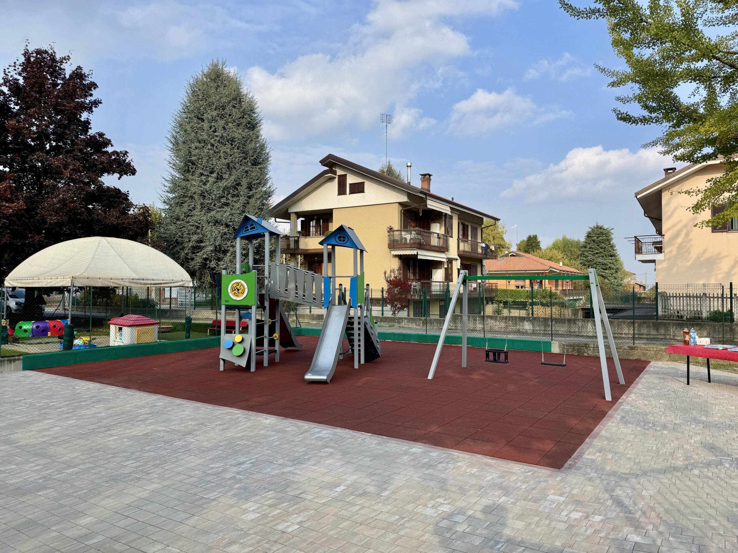 Riaperto il parco giochi di San Pietro del Gallo dopo i lavori di riqualificazione