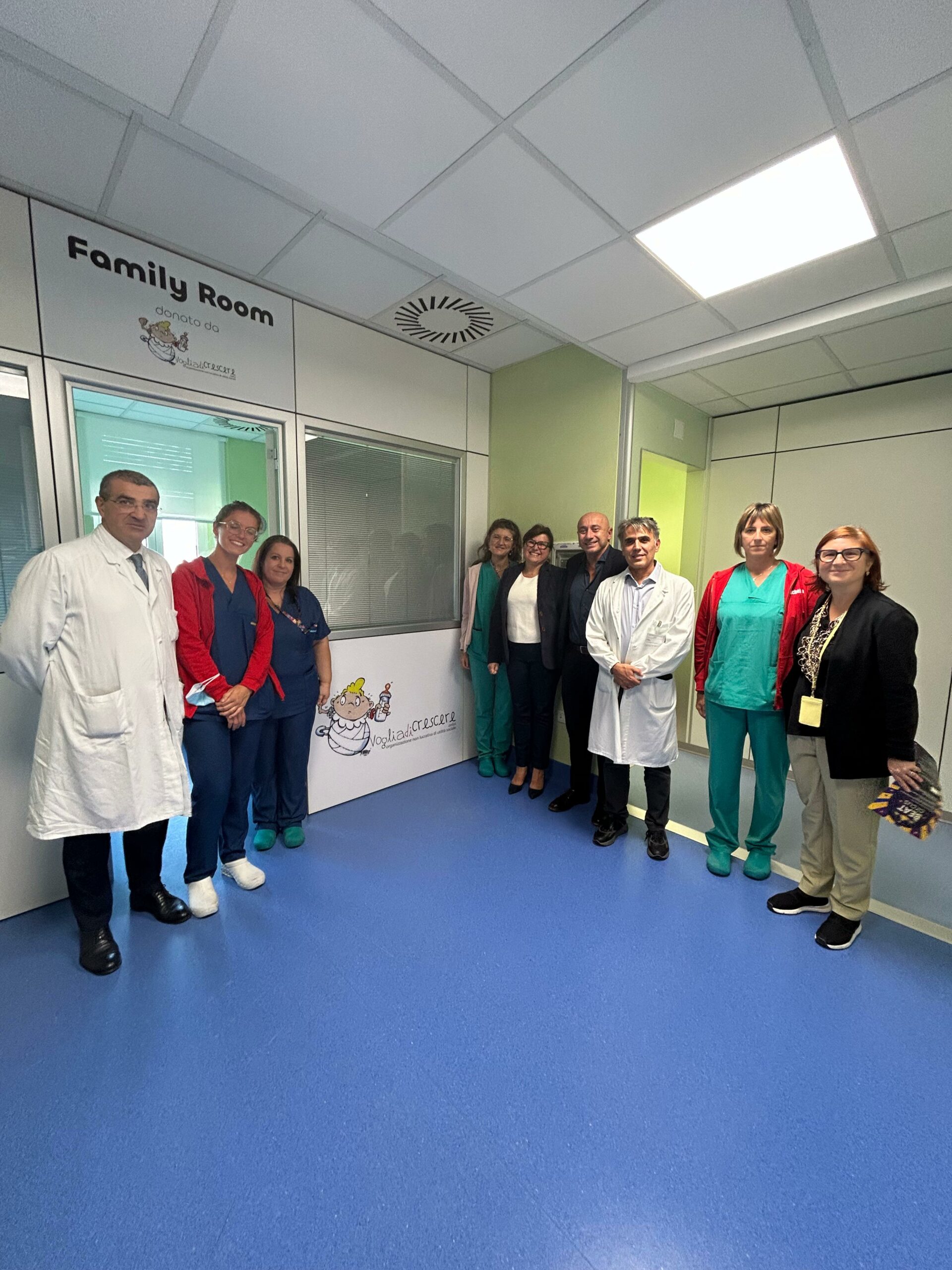 Arredata una family room per la Terapia Intensiva Neonatale del Santa Croce