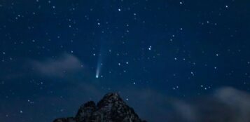 La Guida - La cometa Lemmon “accarezza” il Monviso