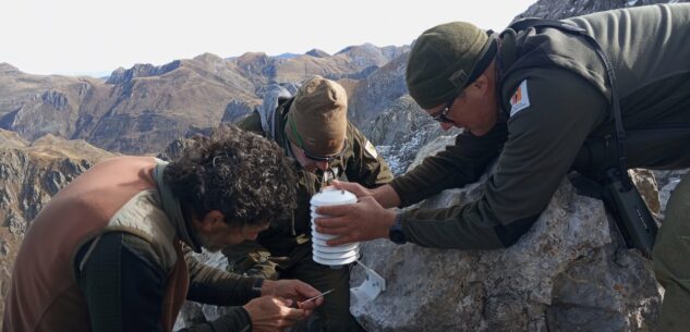 La Guida - Sulla Punta Marguareis un sensore per raccogliere dati atmosferici