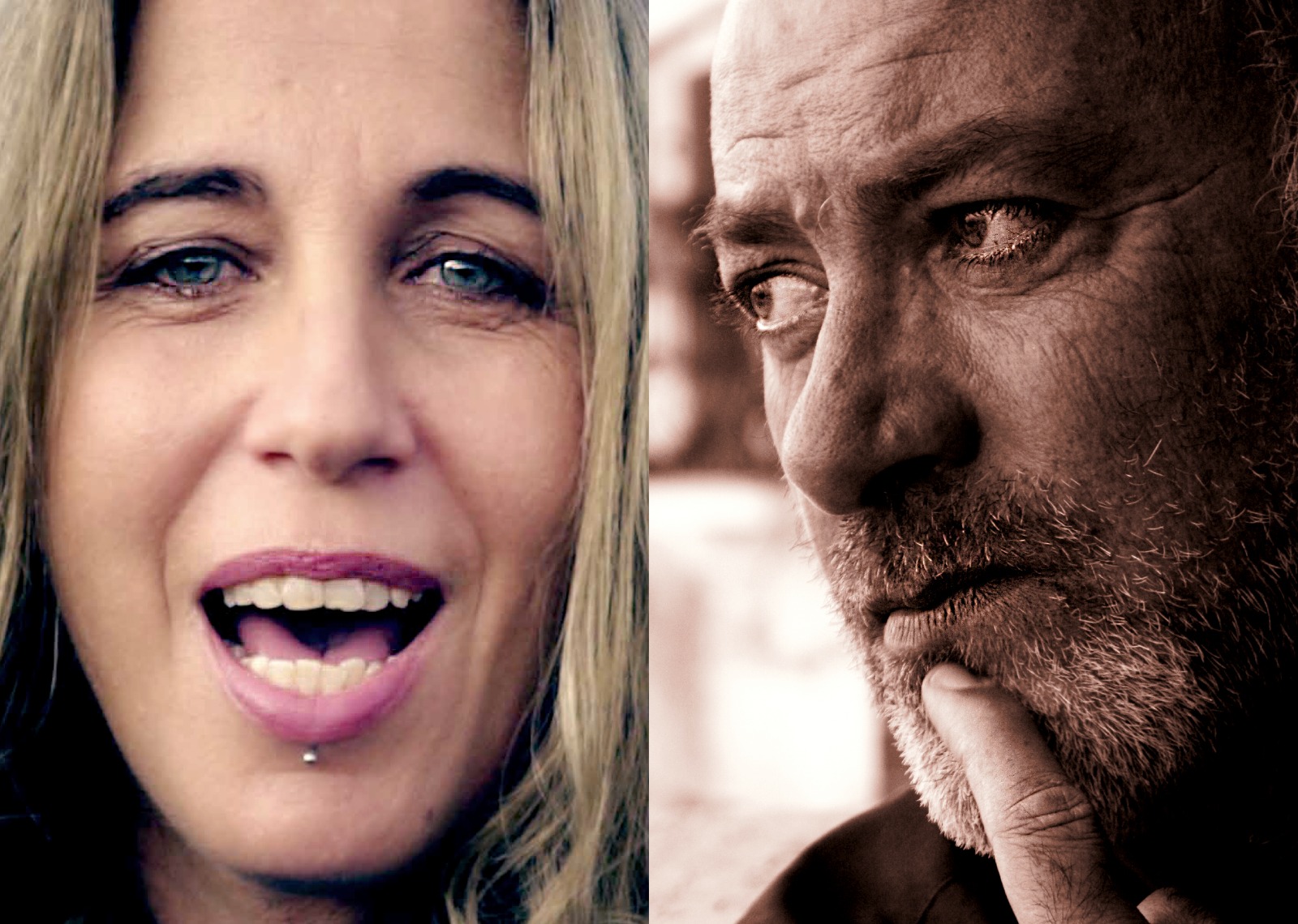 Ginevra Di Marco e Franco Arminio