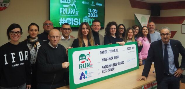 La Guida - Cisl Run, devoluti 9.000 euro all’associazione Autismo Help Cuneo