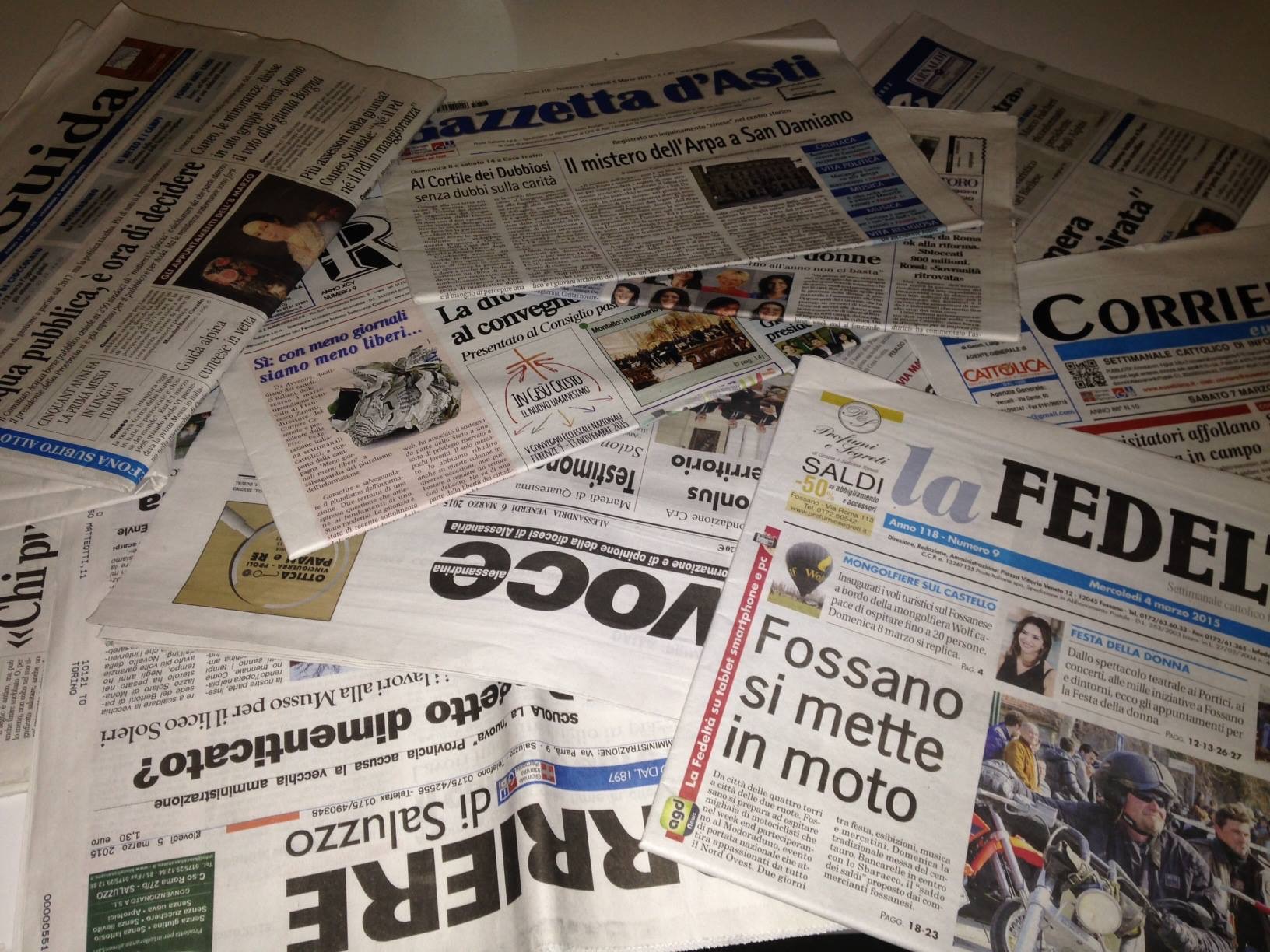 copertina giornali Fisc 2015