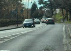 La Guida - Lavori in corso, lunghe code in corso Marconi