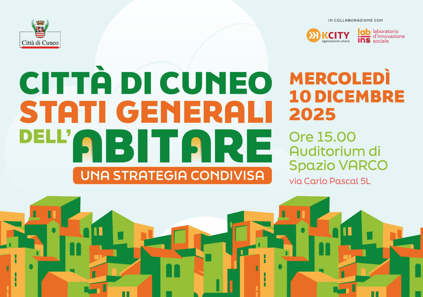 A Cuneo gli “Stati generali dell’abitare”