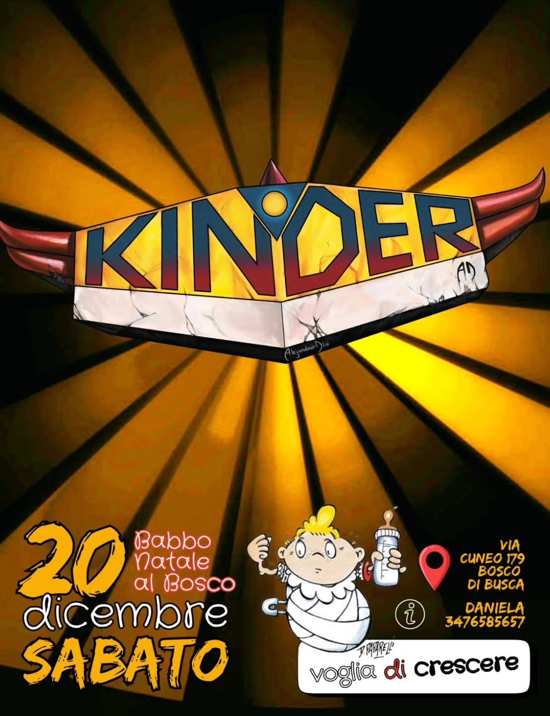 Anche il ritorno dei Kinder per l’evento benefico “Babbo Natale al Bosco”