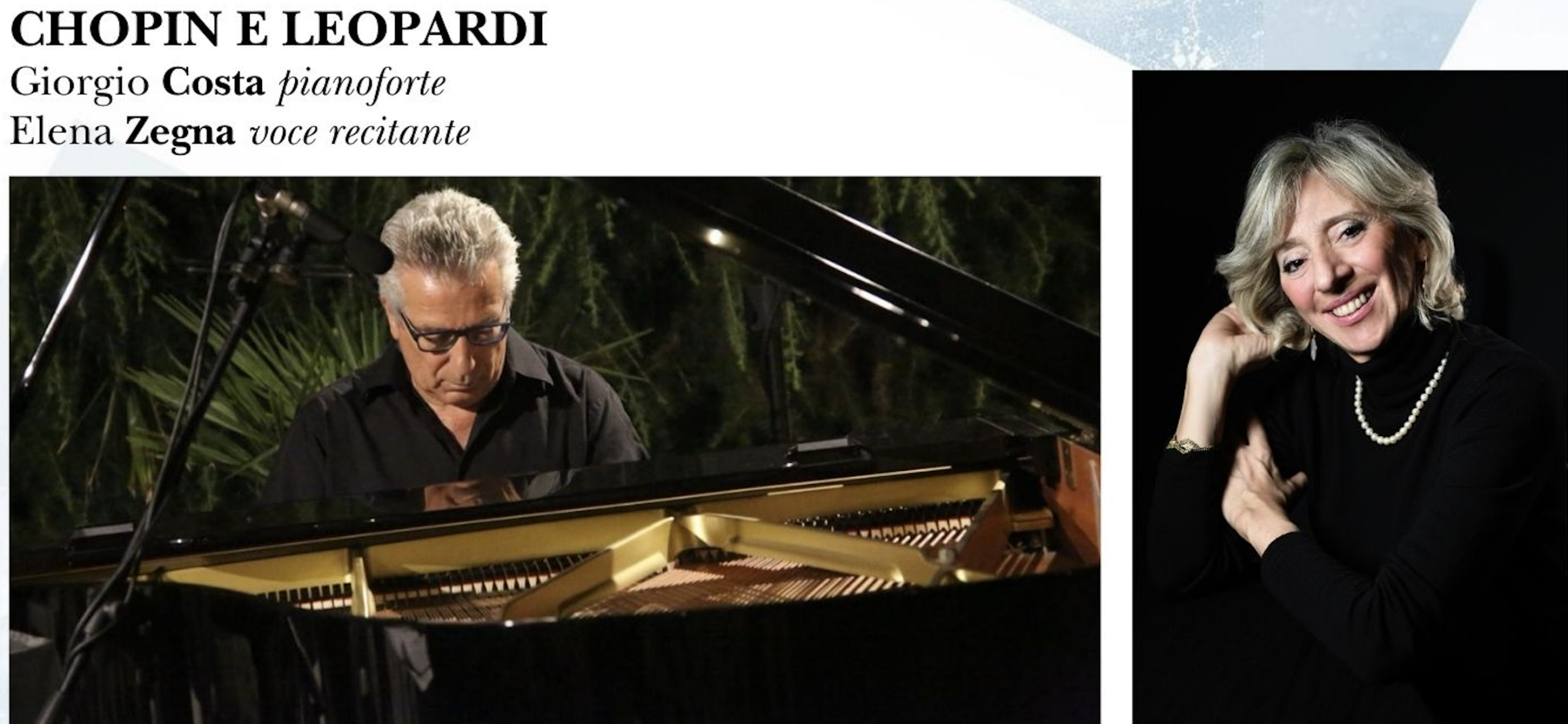 Con Chopin e Leopardi si apre la Rassegna Incontri d’Autore