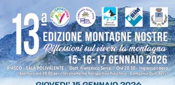 La Guida - A Piasco la 13ª edizione di “Montagne Nostre”
