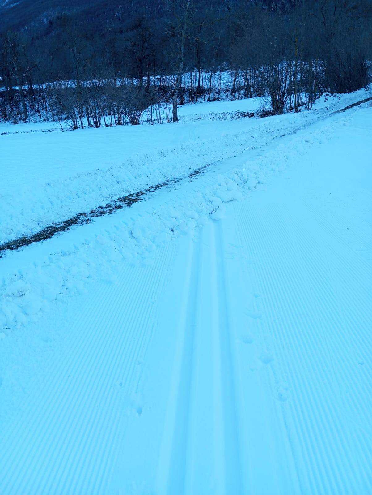 Festiona - pista del Centro Fondo danneggiata