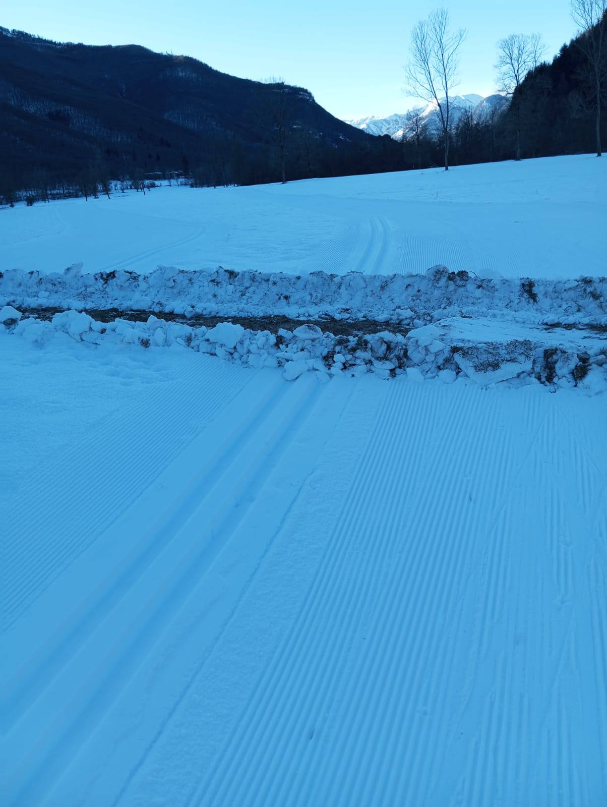 Festiona - pista del Centro Fondo danneggiata