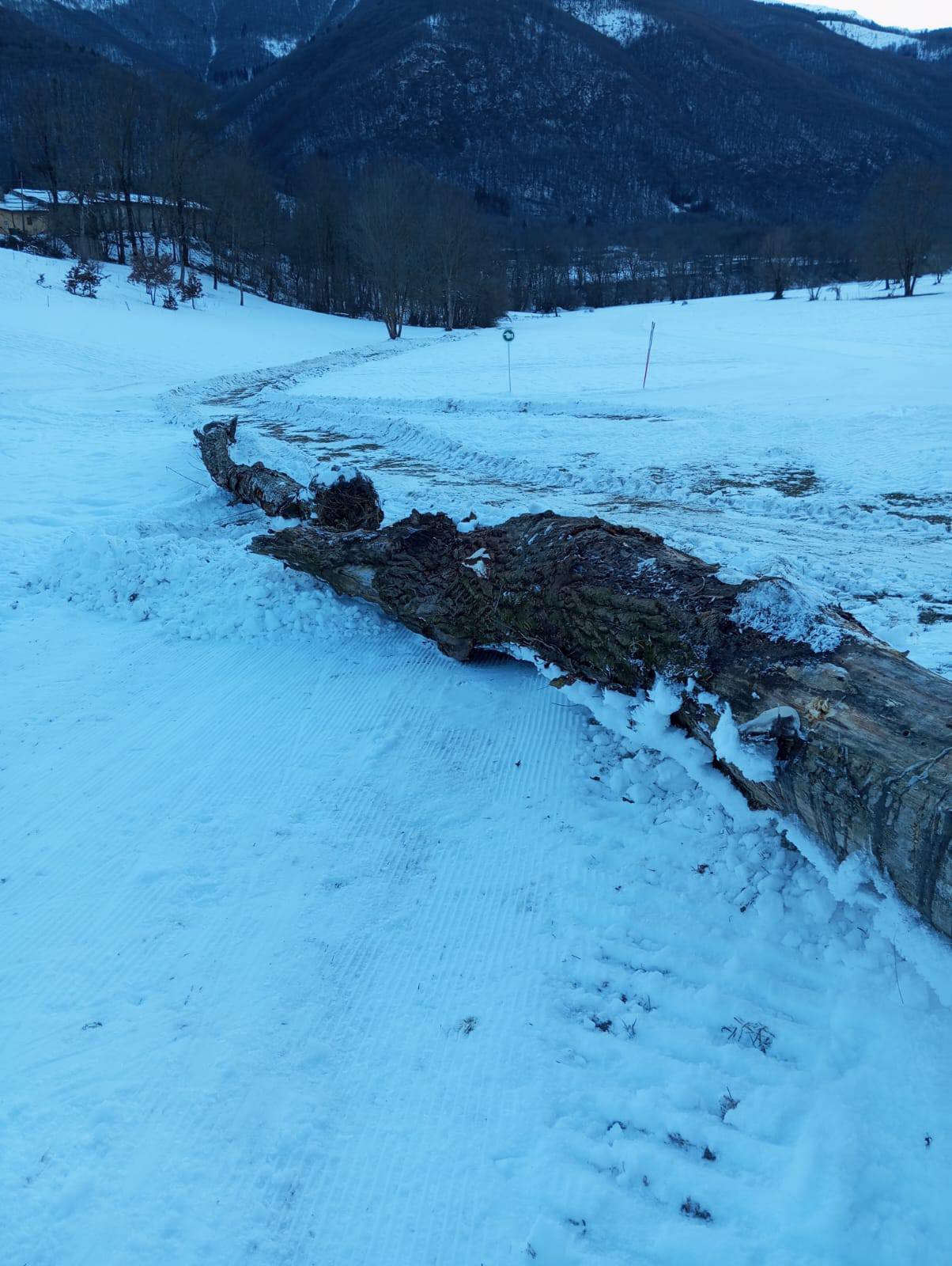 Festiona - pista del Centro Fondo danneggiata
