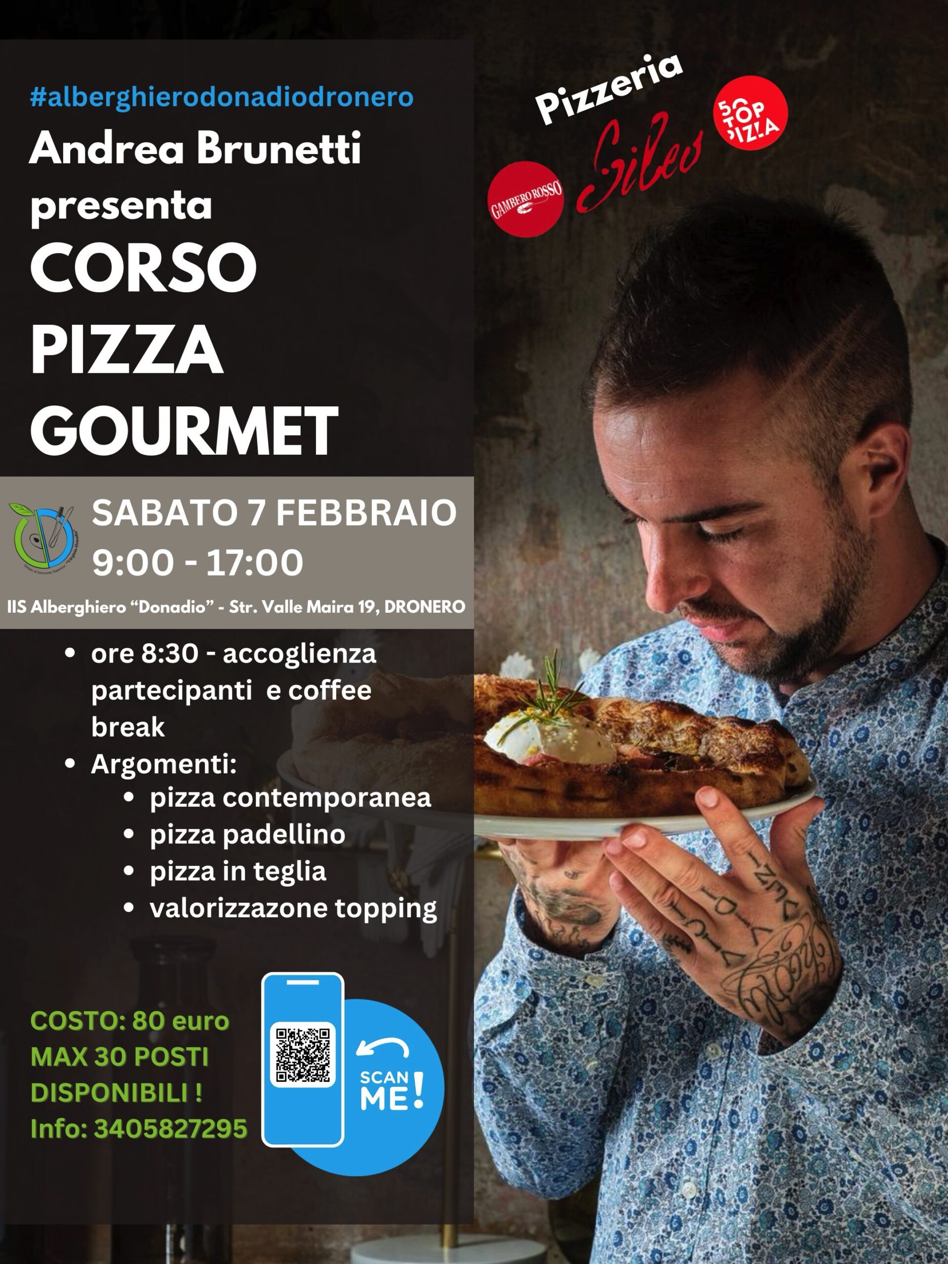 All’Alberghiero di Dronero un corso dedicato alla pizza gourmet