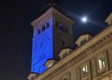 La Guida - Torre Civica illuminata di blu per la Giornata nazionale delle vittime civili delle guerre