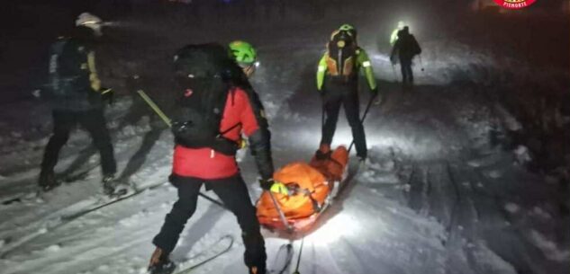 La Guida - Scialpinista soccorso ad Acceglio