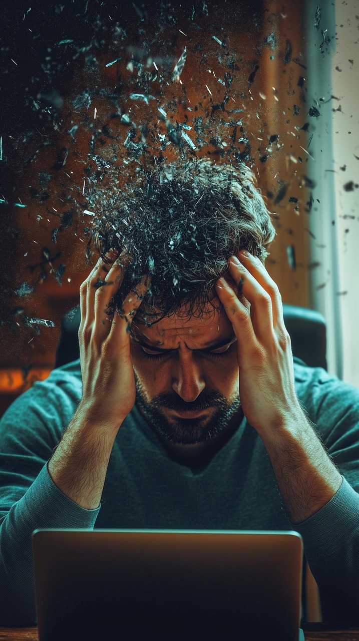 ansia (ai-generated, foto Pixabay)