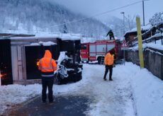 La Guida - Camion di bovini si ribalta a Pietraporzio