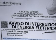 La Guida - Caraglio, interruzione dell’energia elettrica lunedì 2 marzo