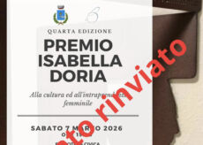 La Guida - Farigliano, rinviata la consegna del premio Isabella Doria