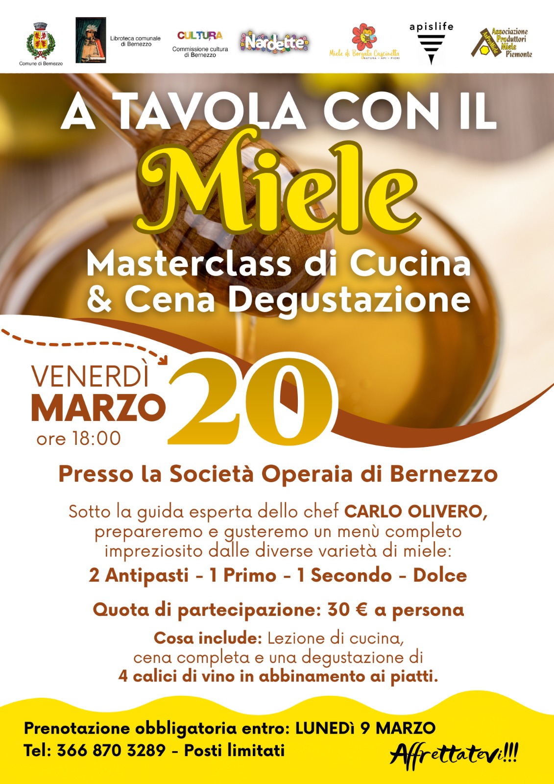 A tavola con il miele