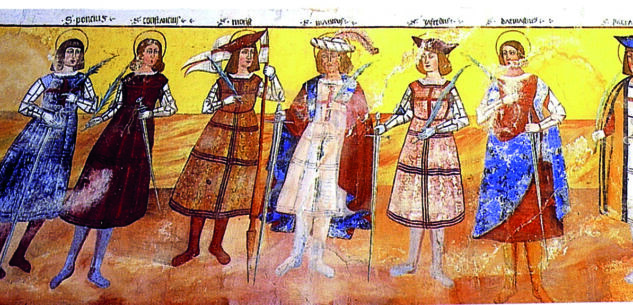 La Guida - I santi martiri della legione tebea Chiaffredo, Costanzo, Magno