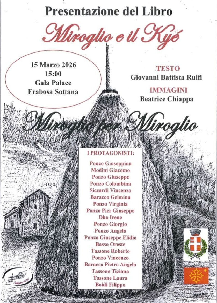 A Frabosa Sottana la presentazione di “Miroglio e il Kyé”
