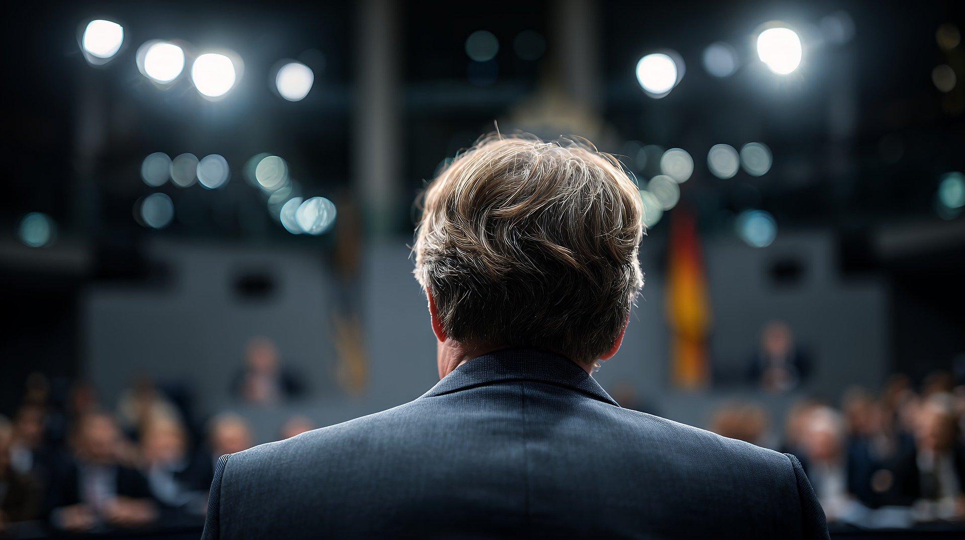 politico che parla (foto Pixabay)