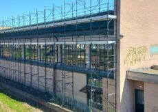La Guida - Cantiere al palazzetto dello sport di Borgo San Dalmazzo