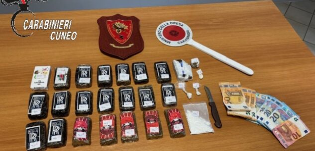 La Guida - Un arresto per lesioni a pubblico ufficiale e detenzione di droga ai fini di spaccio