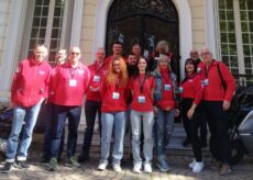 La Guida - Volontari cuneesi della Croce Rossa a Monaco per il Papa