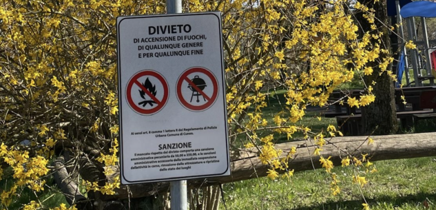 La Guida - Divieto di accensione fuochi al parco Paolo Lusso alle Basse Stura