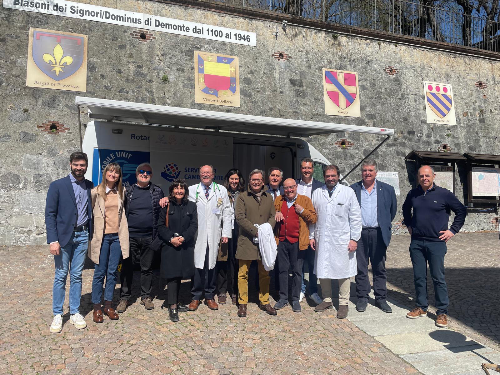A Demonte visite ed esami gratuiti grazie al Rotary Club di Cuneo