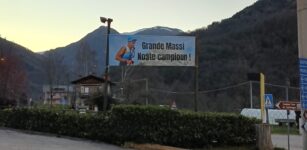 La Guida - In valle Grana uno striscione per Massimiliano Durbano: “Un’emozione grande”