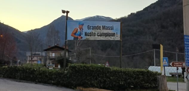 La Guida - In valle Grana uno striscione per Massimiliano Durbano: “Un’emozione grande”