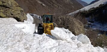 La Guida - In corso gli interventi per la riapertura della provinciale 239 verso le Terme di Valdieri (FOTO)