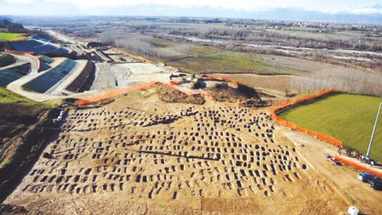 Scavo della necropoli longobarda di Sant'Albano Stura