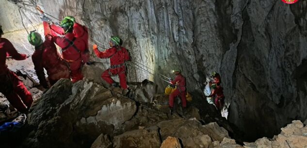 La Guida - Esercitazione del Soccorso Speleologico