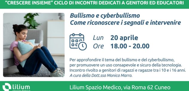 La Guida - Bullismo e cyberbullismo: se ne parla a Cuneo lunedì 20 aprile