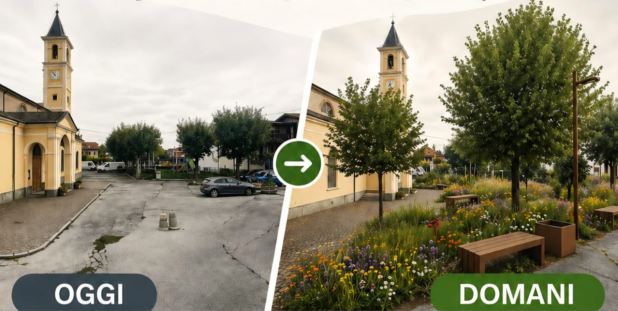 Piazzale di Chiesa Vecchia a Boves, arrivano i finanziamenti