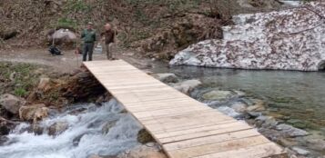 La Guida - Chiusa di Pesio, ripristinata la passerella del Saut