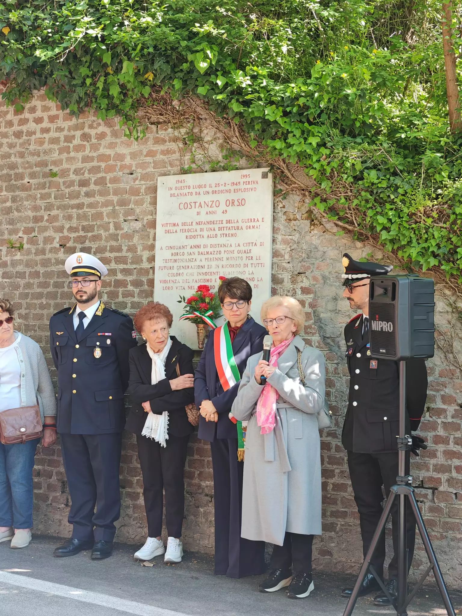 Borgo, passeggiata partigiana sui luoghi della Resistenza