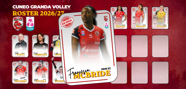 La Guida - Cuneo Granda Volley, Francesca McBride completa il reparto opposte