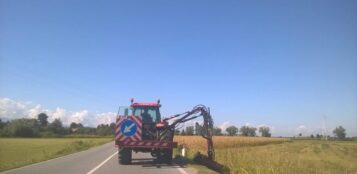 La Guida - Al via gli interventi di taglio erba lungo le strade provinciali