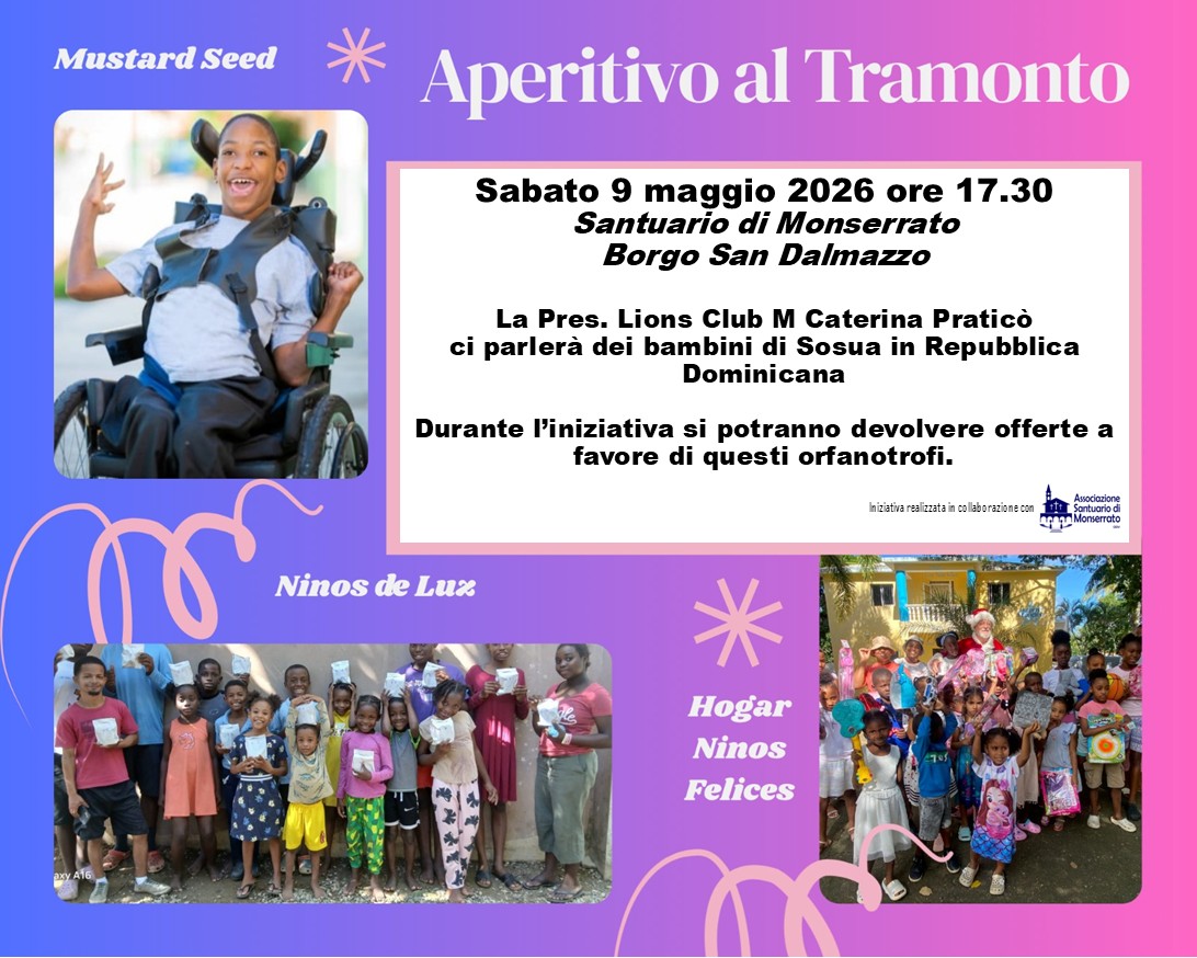 Borgo, Aperitivo solidale a Monserrato