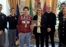 La Guida - Il Questore di Cuneo ha ricevuto Martino Carollo, bronzo olimpico a Milano-Cortina 2026