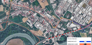 La Guida - Tangenziale di Alba, chiusura della sopraelevata nelle notti del 3 e 4 giugno