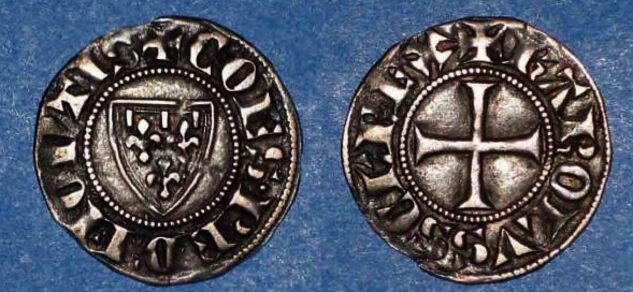 La moneta d'argento di un quinto di grosso coniata dalla Zecca di Cuneo