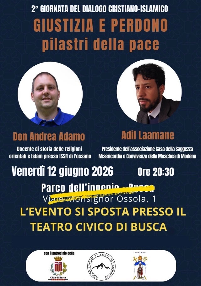 La “Giornata del dialogo cristiano-islamico” cambia sede