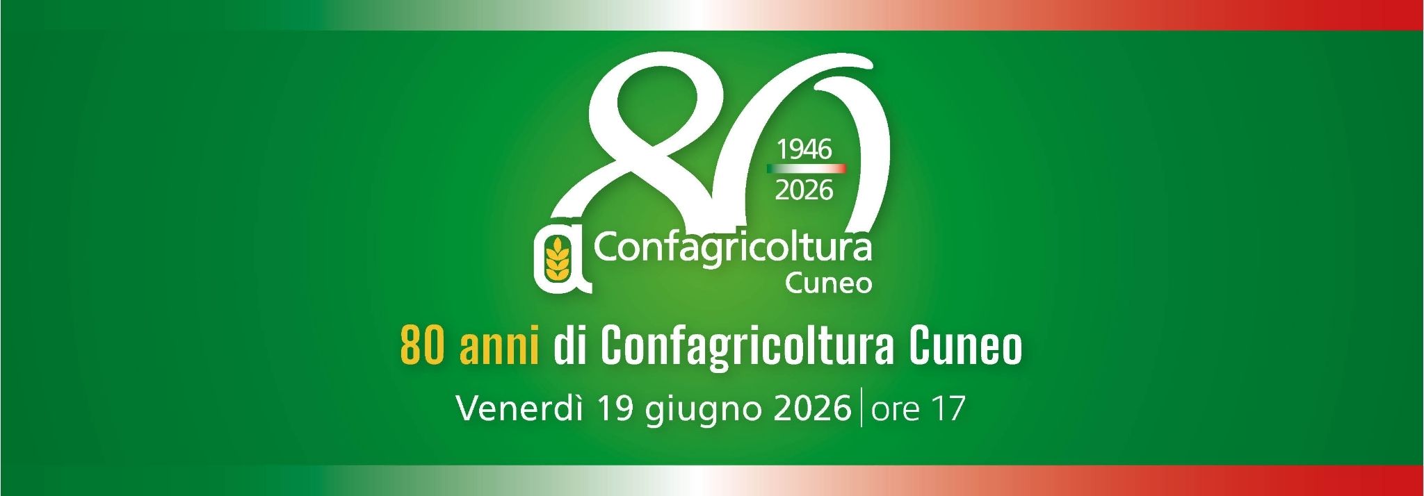 Un grande convegno per festeggiare gli 80 anni di Confagricoltura Cuneo